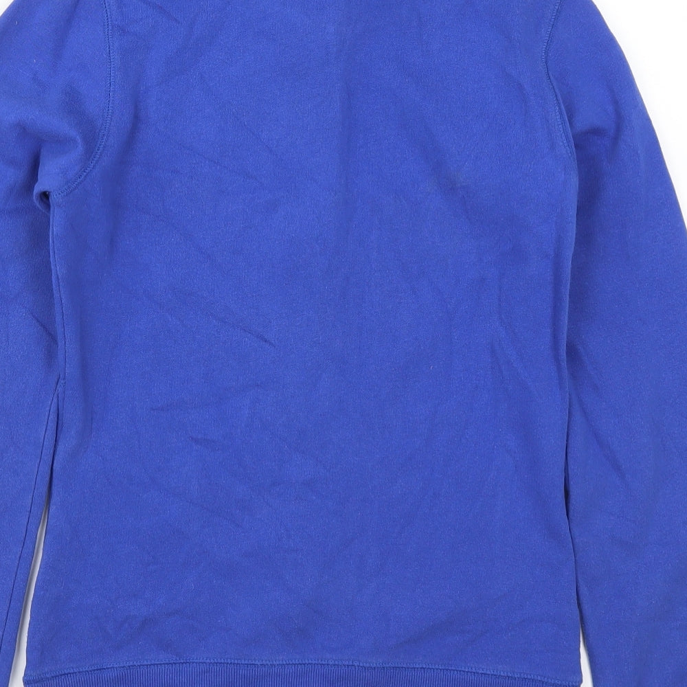 George Womens Blue   Full Zip Sweatshirt Size 8
