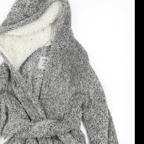 Primark Boys Grey Solid   Robe Size 4-5 Years