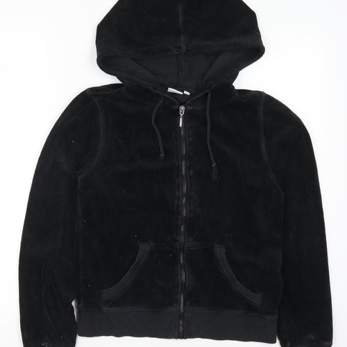 Ethel Austin Girls Black   Full Zip Hoodie Size 12-13 Years
