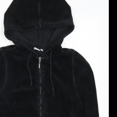 Ethel Austin Girls Black   Full Zip Hoodie Size 12-13 Years