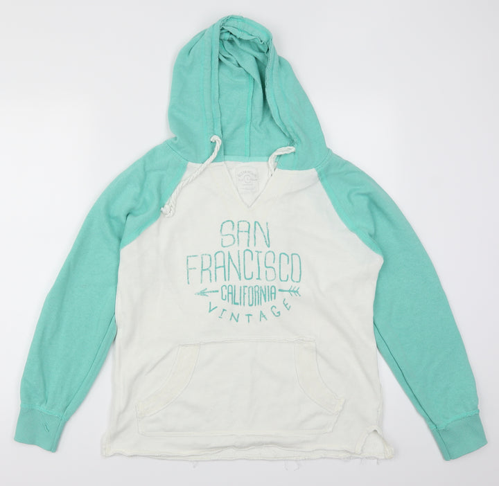 Preworn Womens Green   Pullover Hoodie Size L  - San Francisco