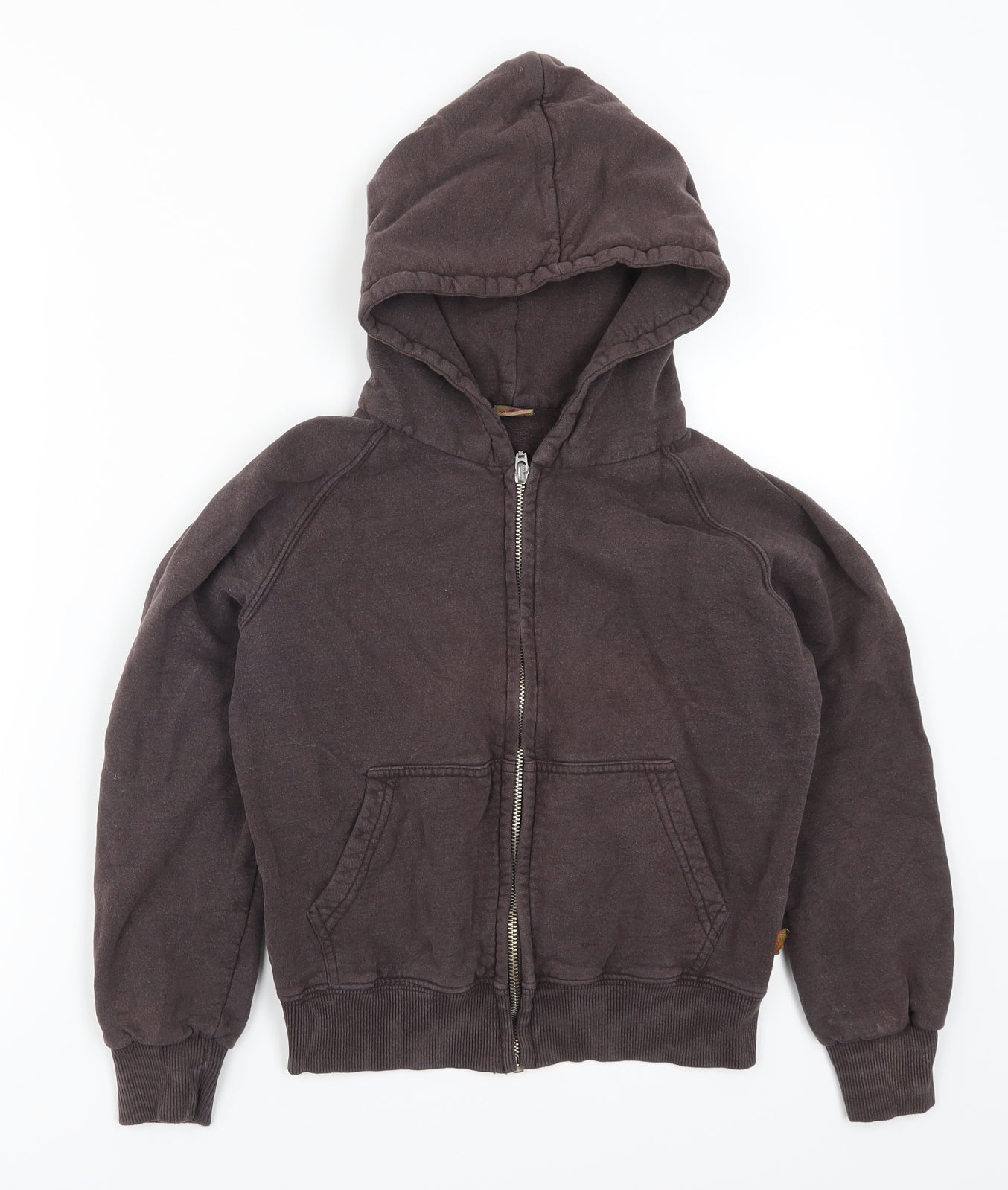 SCOUT Girls Brown   Full Zip Hoodie Size S
