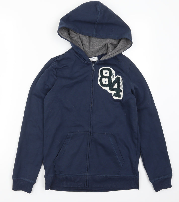 Abcd Boys Blue   Full Zip Hoodie Size 12 Years  - 84