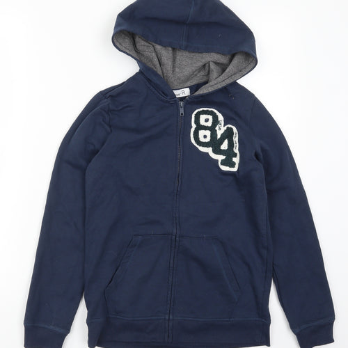 Abcd Boys Blue   Full Zip Hoodie Size 12 Years  - 84