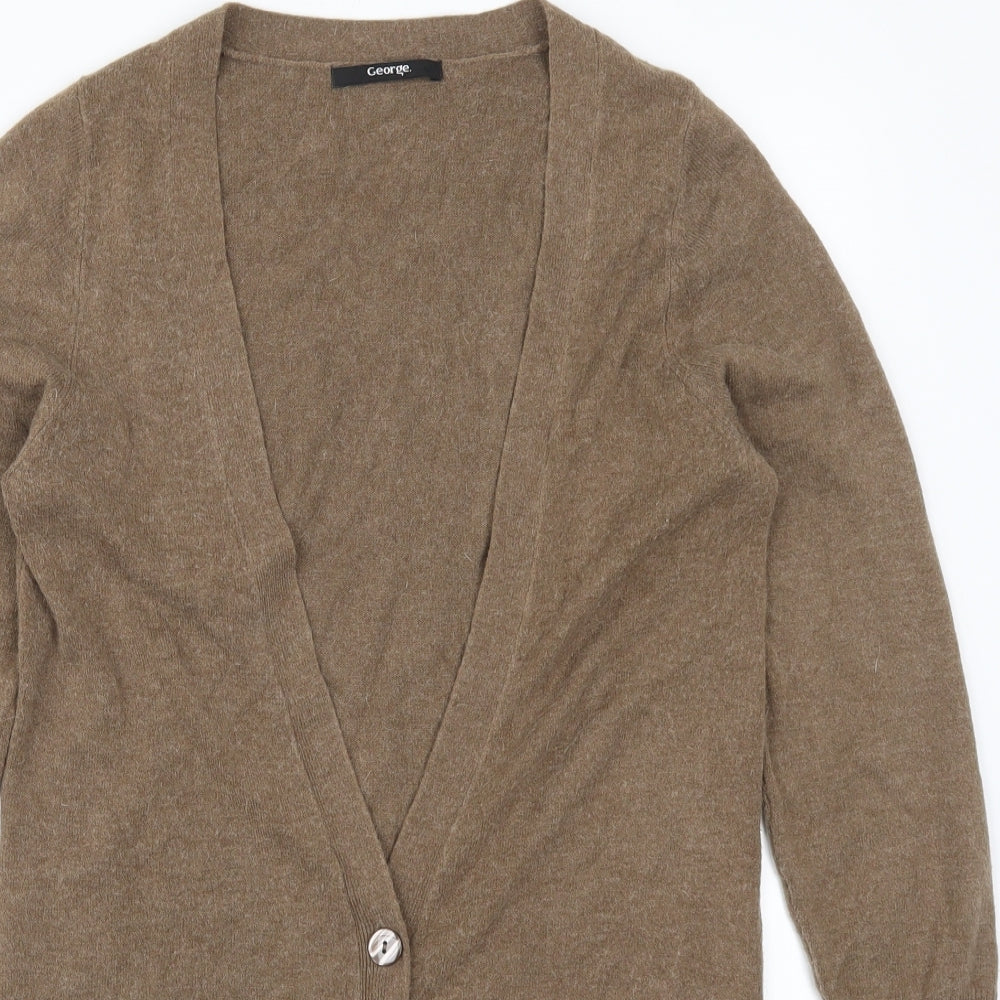 George Womens Brown   Cardigan Jumper Size 12