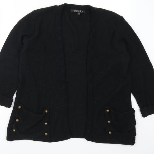 Blackline Womens Black   Cardigan Jumper Size S