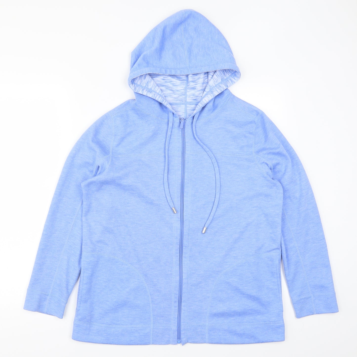 Preworn Womens Blue   Full Zip Hoodie Size 12