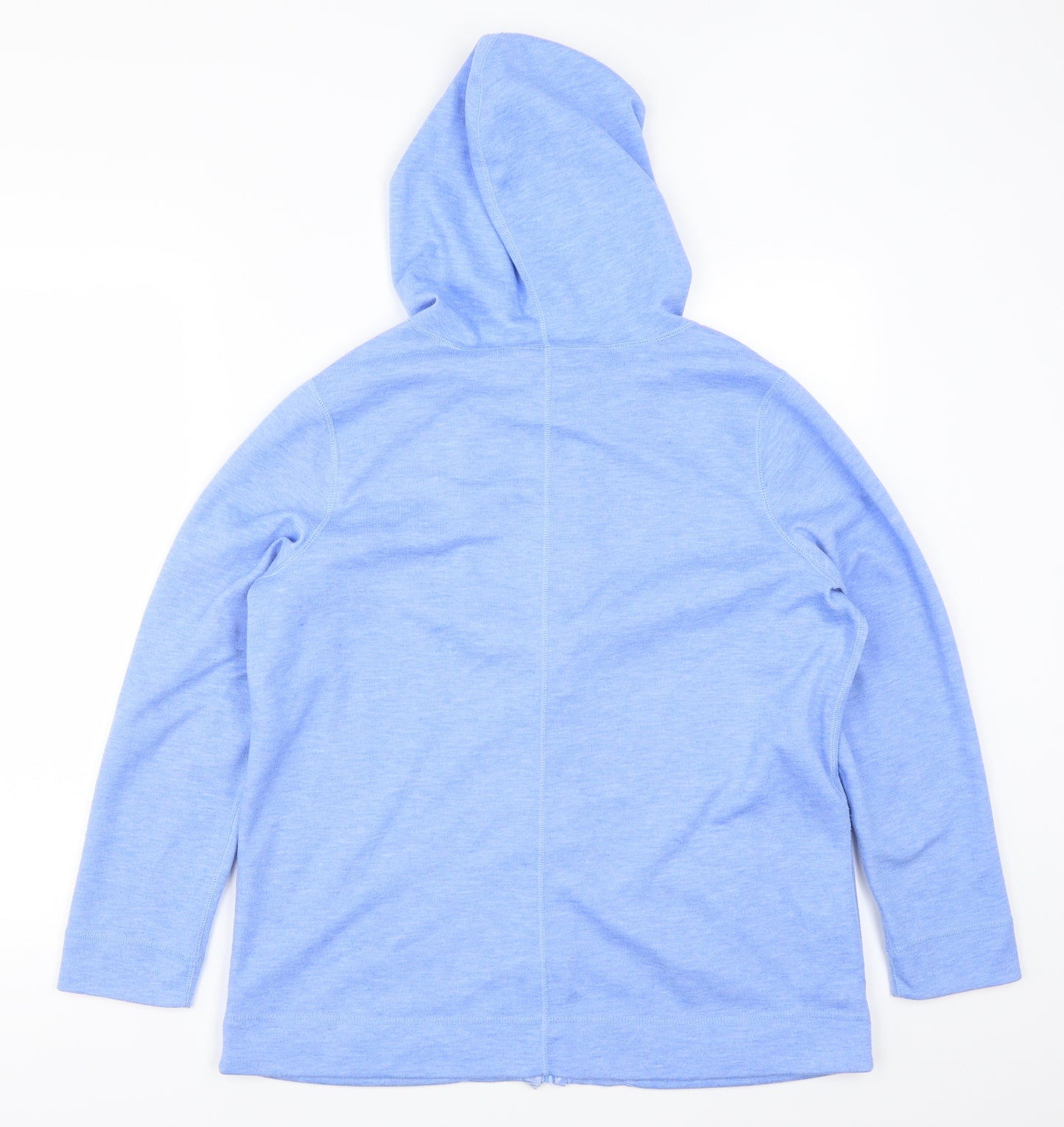 Preworn Womens Blue   Full Zip Hoodie Size 12