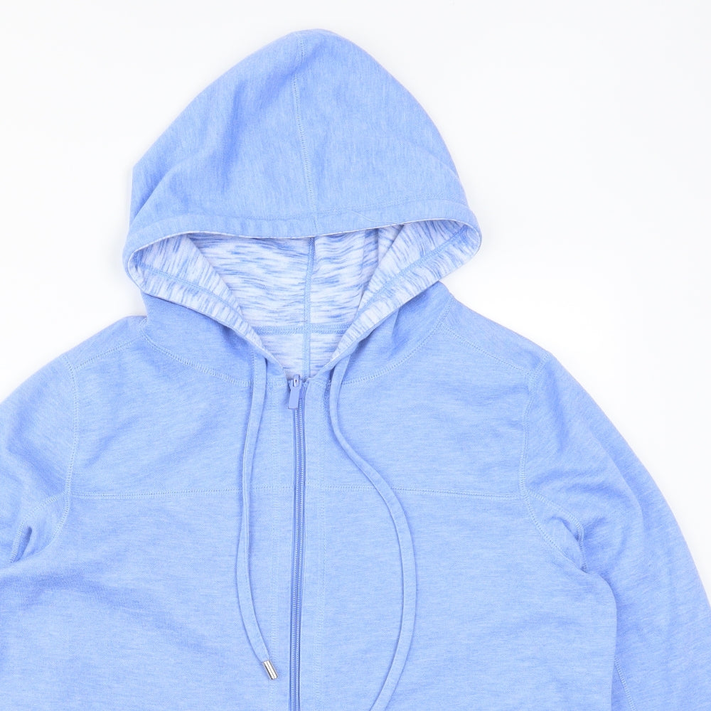 Preworn Womens Blue   Full Zip Hoodie Size 12
