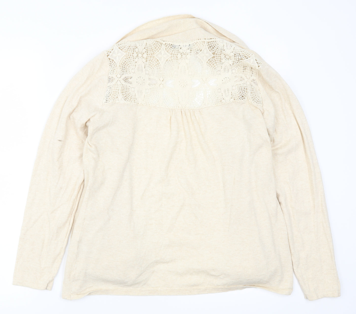 F&F Womens Beige   Cardigan Jumper Size 18