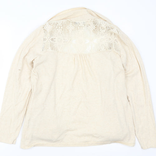 F&F Womens Beige   Cardigan Jumper Size 18