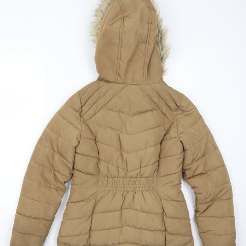 F&F Womens Brown   Parka Coat Size 6
