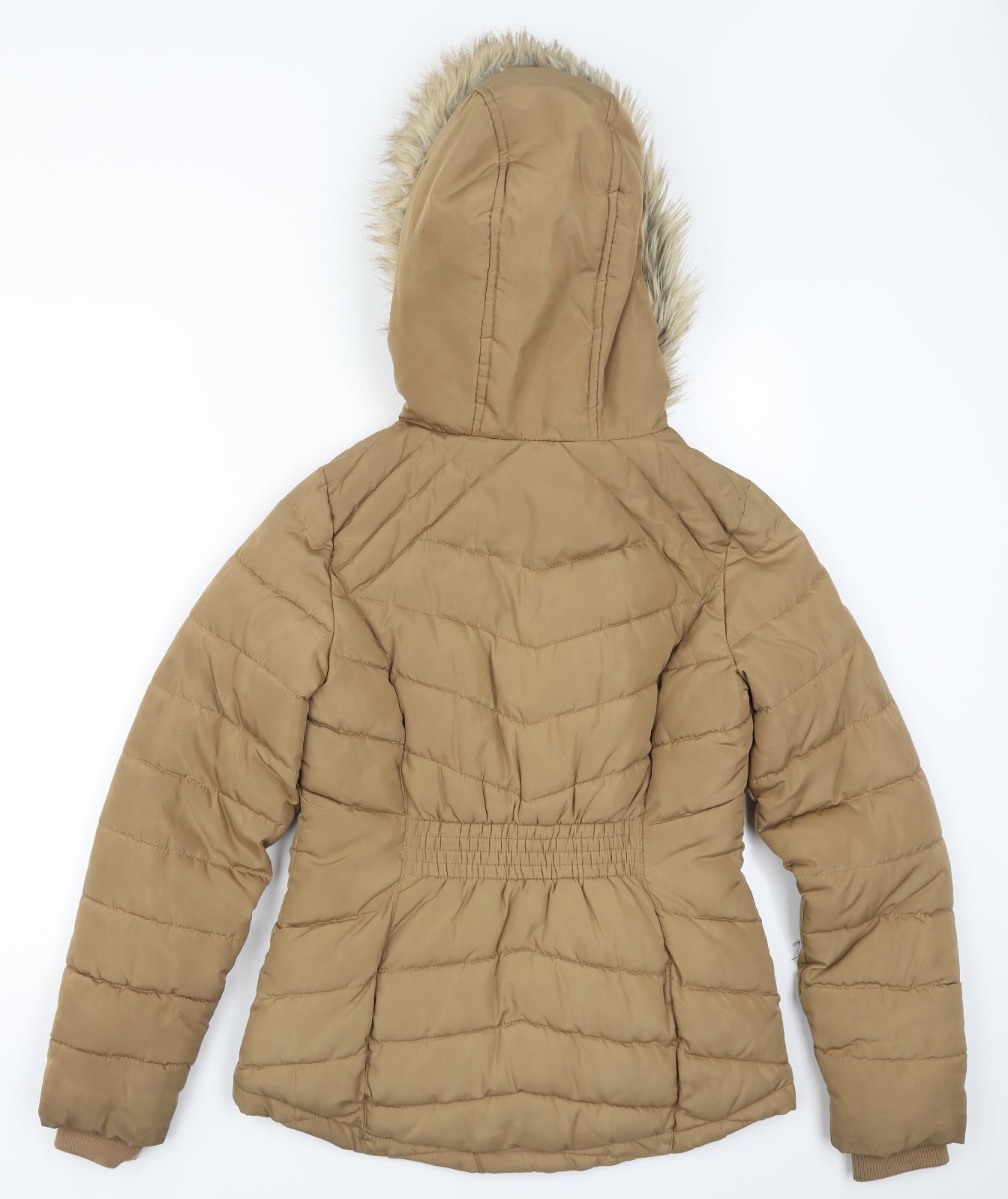 F&F Womens Brown   Parka Coat Size 6