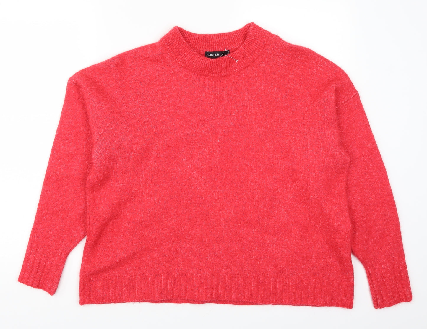 Marks and Spencer Womens Red   Pullover Jumper Size 18