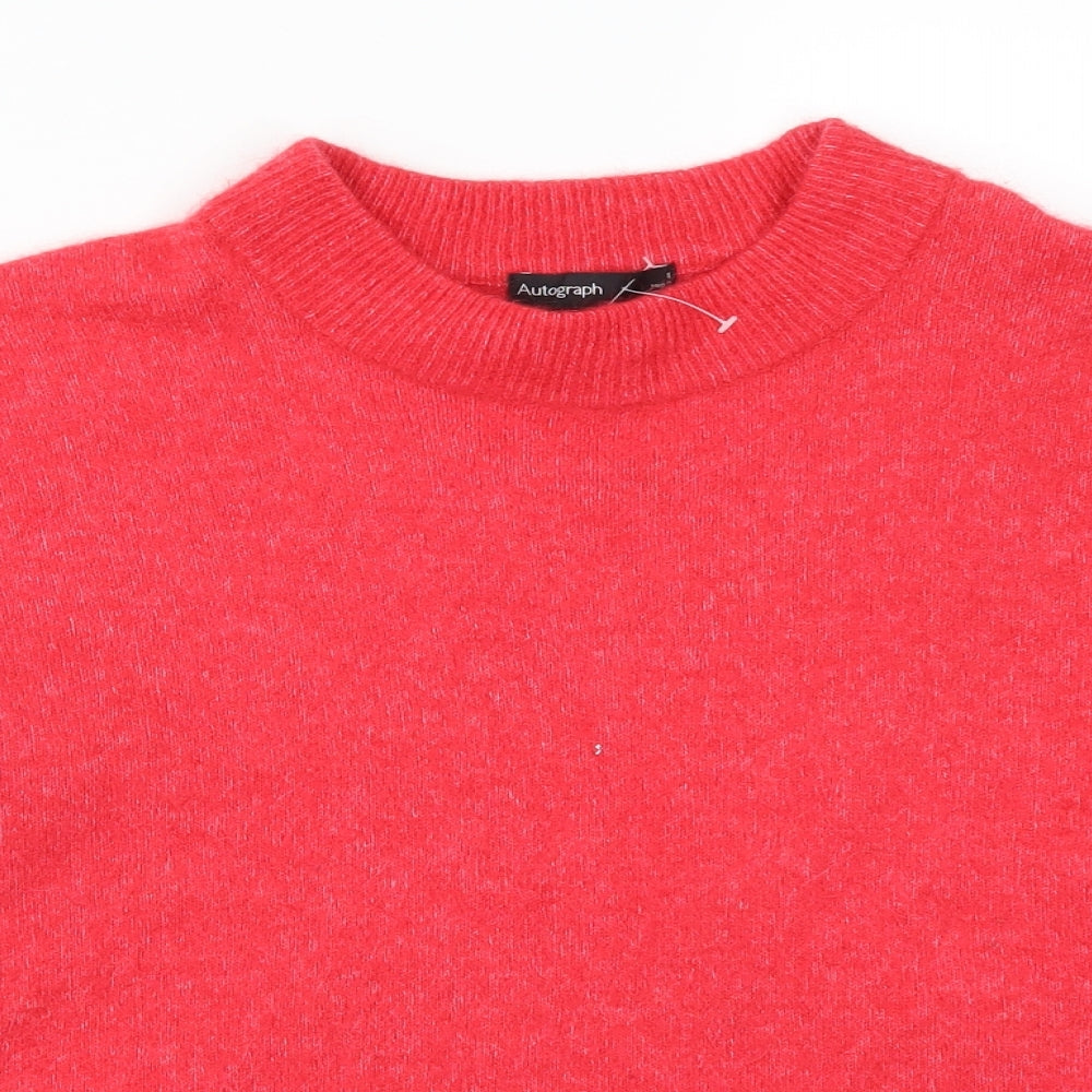 Marks and Spencer Womens Red   Pullover Jumper Size 18
