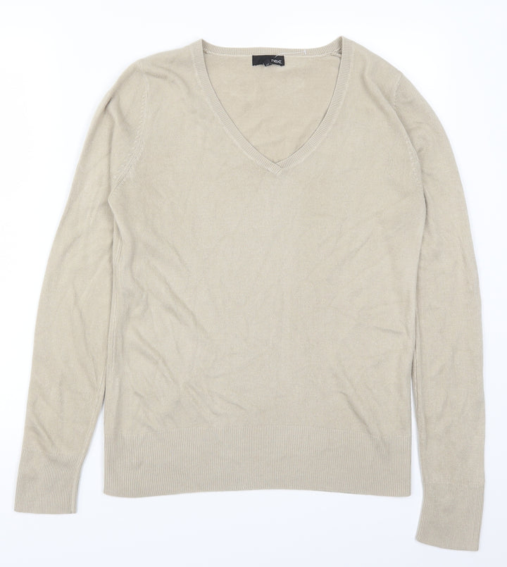NEXT Womens Beige Pullover Jumper Size 12
