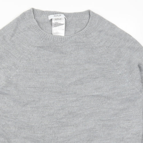 Replay Womens Grey   Pullover Jumper Size L