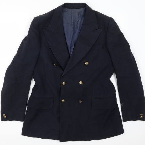 Savile Row Mens Blue   Jacket Suit Jacket Size 38