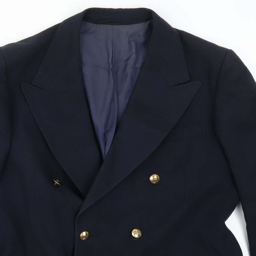 Savile Row Mens Blue   Jacket Suit Jacket Size 38