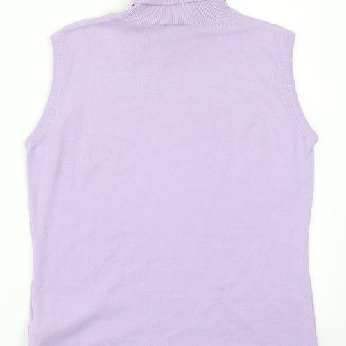 Janique Womens Purple   Vest Jumper Size L