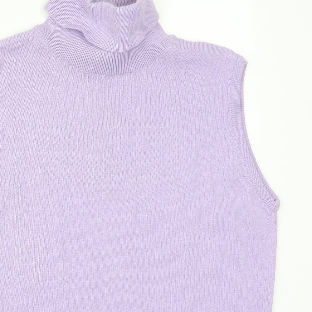 Janique Womens Purple   Vest Jumper Size L