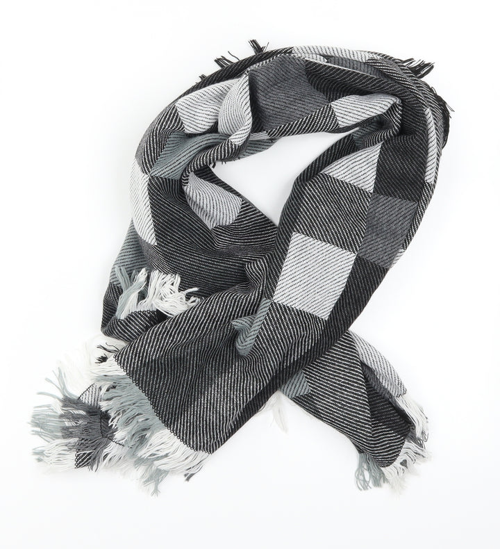 Preworn Womens Grey Check   Scarf