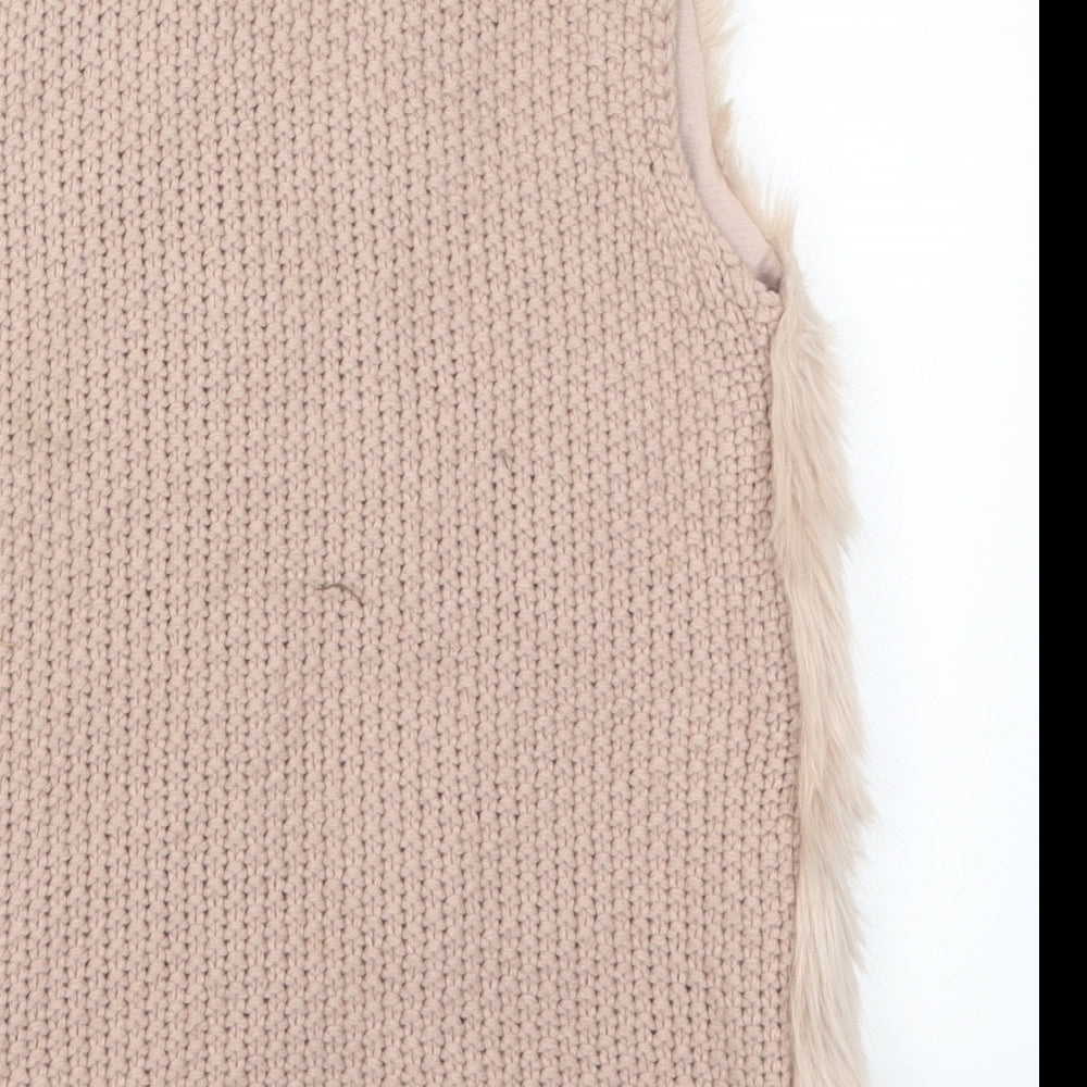 Primark Girls Pink   Gilet Jacket Size 9-10 Years