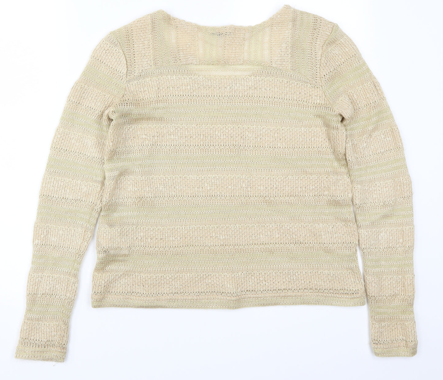 Oasis Womens Beige   Pullover Jumper Size M