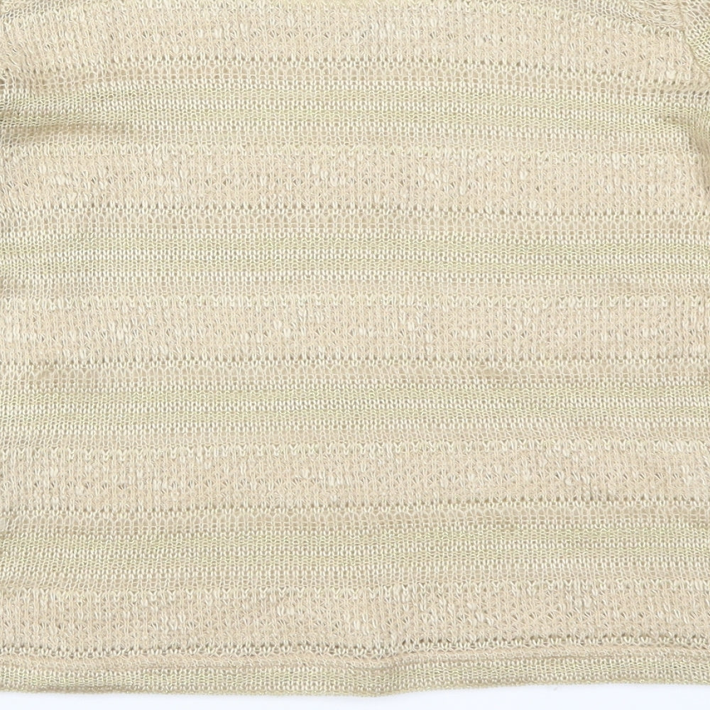 Oasis Womens Beige   Pullover Jumper Size M