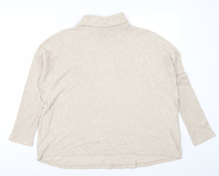 Primark Womens Beige Pullover Jumper Size 14