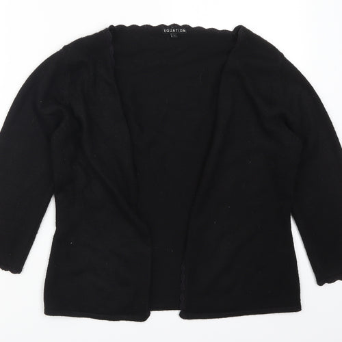 Equation Womens Black   Cardigan Jumper Size M