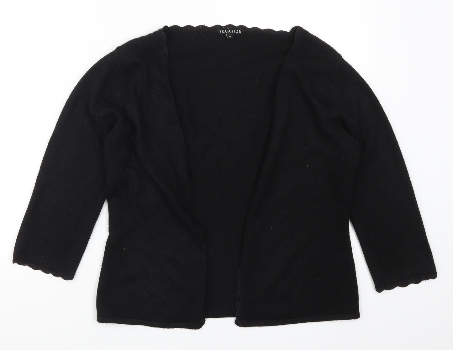 Equation Womens Black   Cardigan Jumper Size M