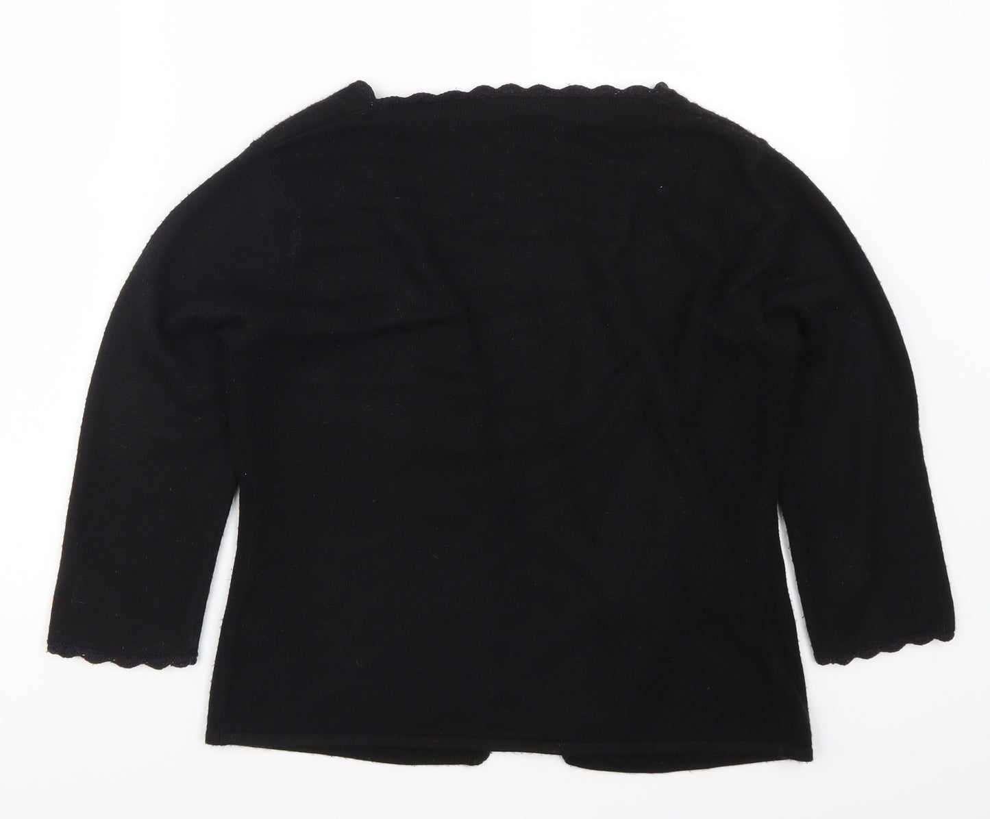Equation Womens Black   Cardigan Jumper Size M