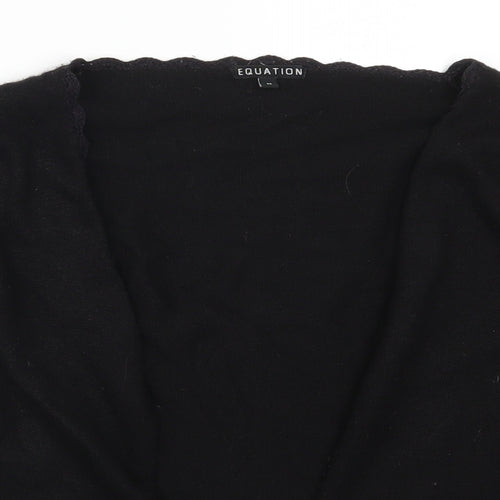 Equation Womens Black   Cardigan Jumper Size M