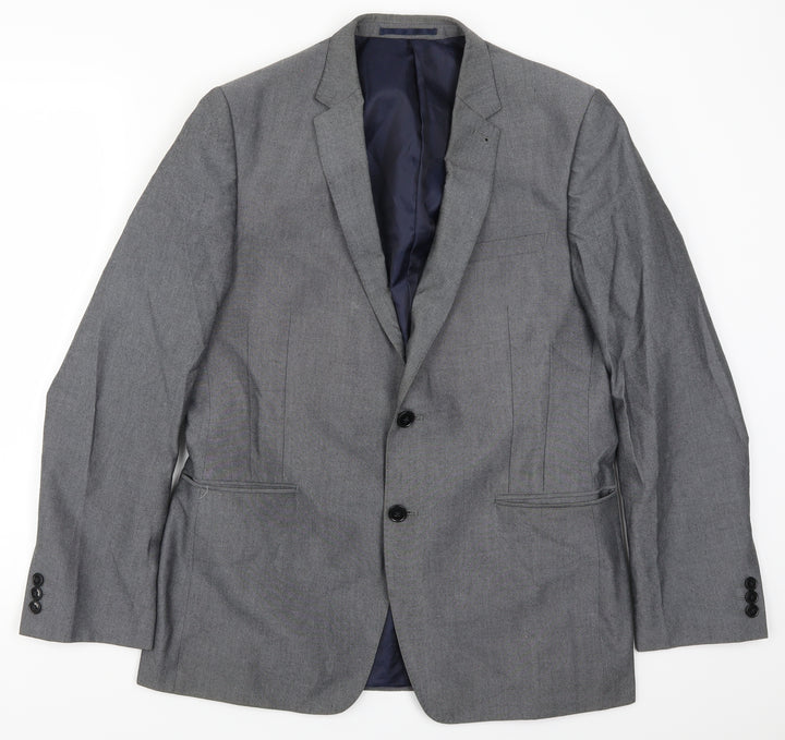 Marks and Spencer Mens Grey   Jacket Suit Jacket Size 40