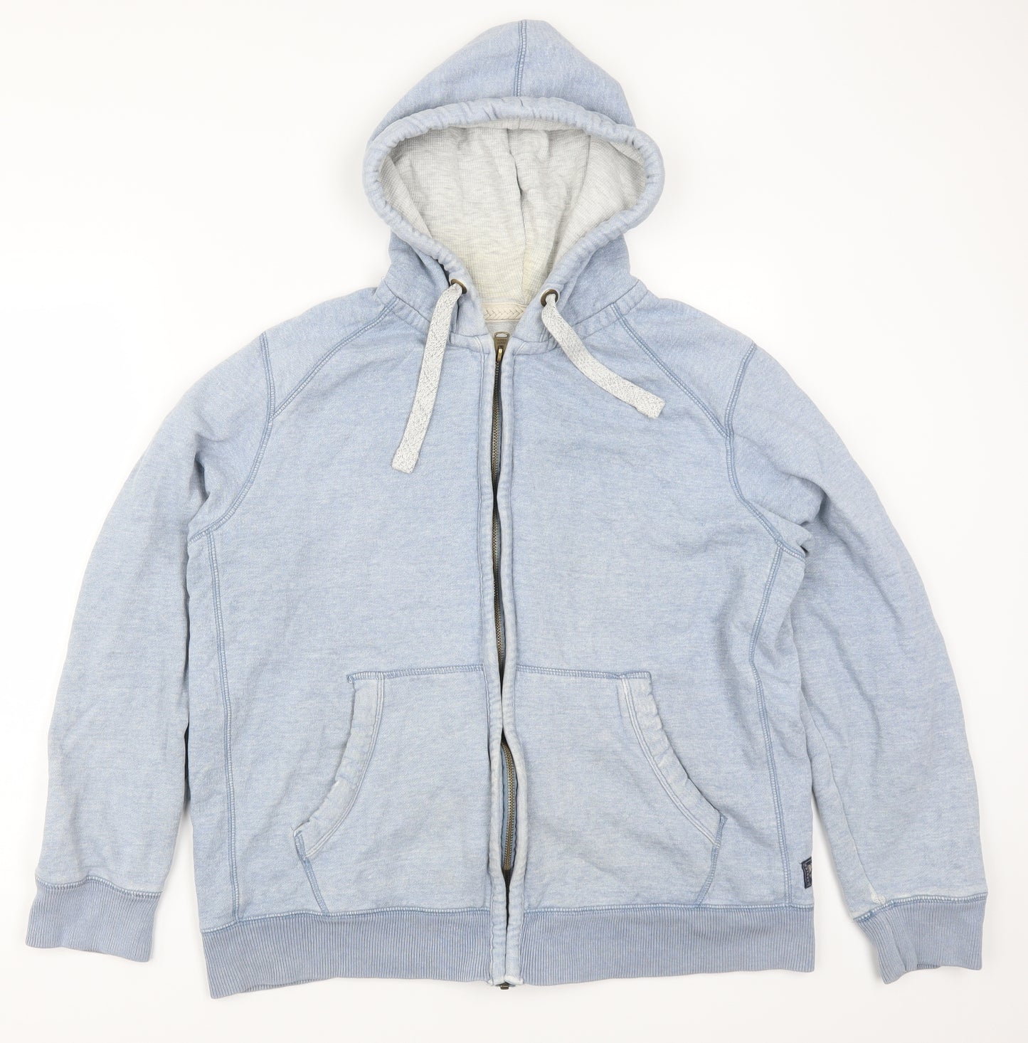 Marks and Spencer Mens Blue   Full Zip Hoodie Size L