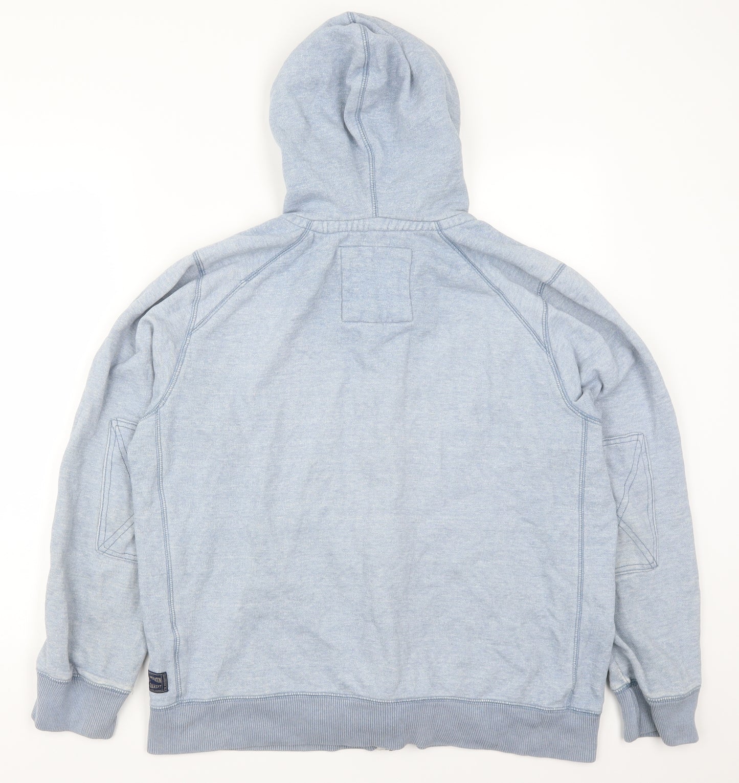 Marks and Spencer Mens Blue   Full Zip Hoodie Size L