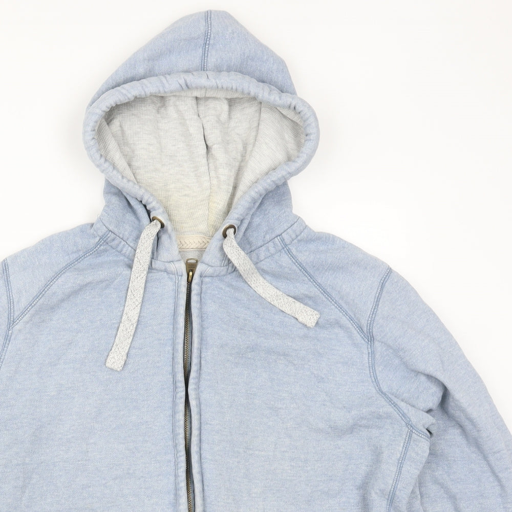 Marks and Spencer Mens Blue   Full Zip Hoodie Size L