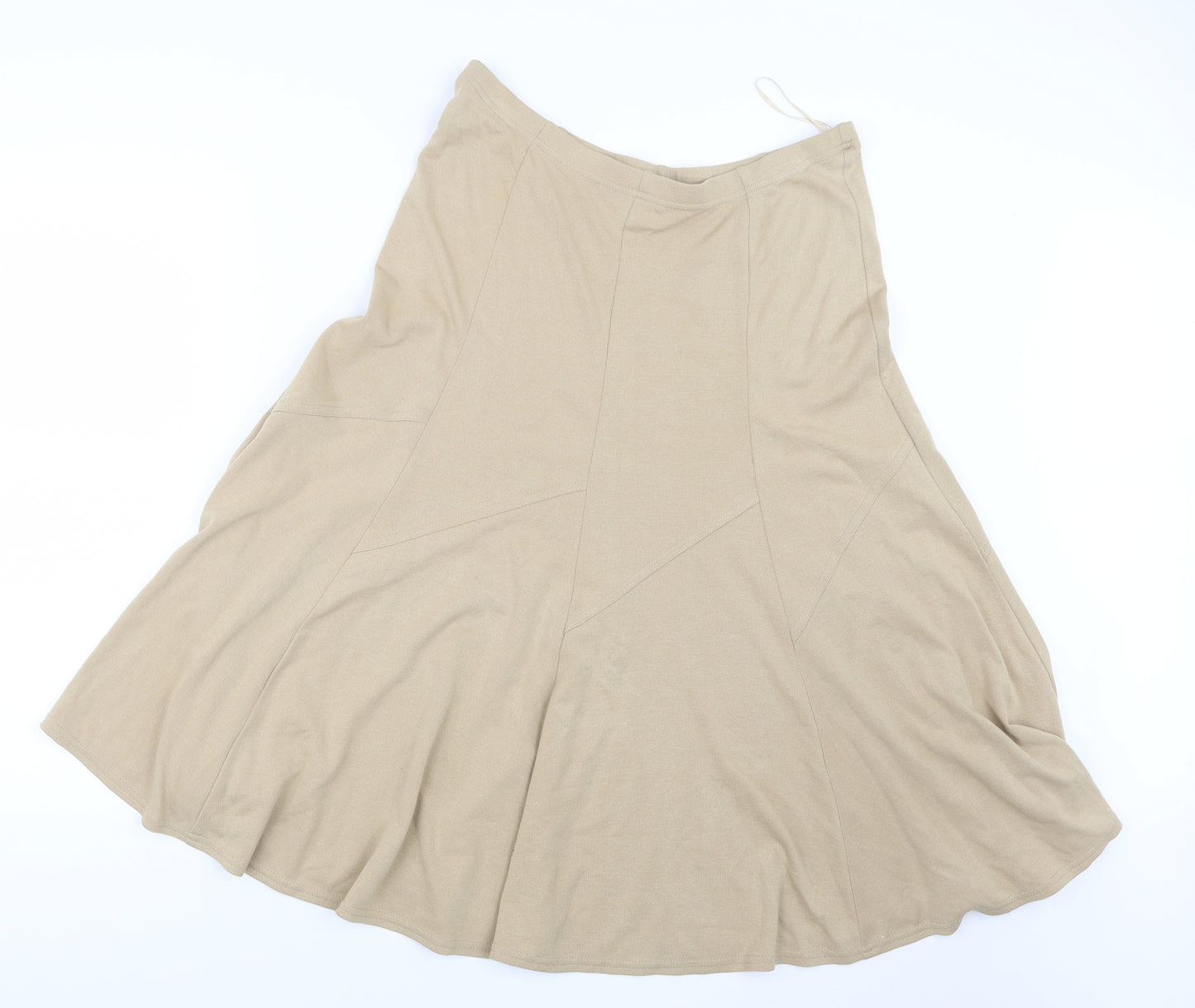 Heather Valley Womens Beige   A-Line Skirt Size 14