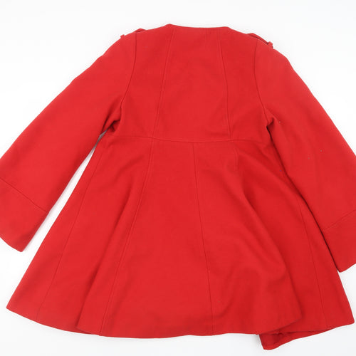 F&F Womens Red   Pea Coat Coat Size 12