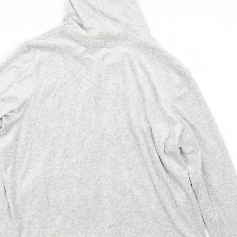 Marks and Spencer Womens Grey   Full Zip Hoodie Size 22