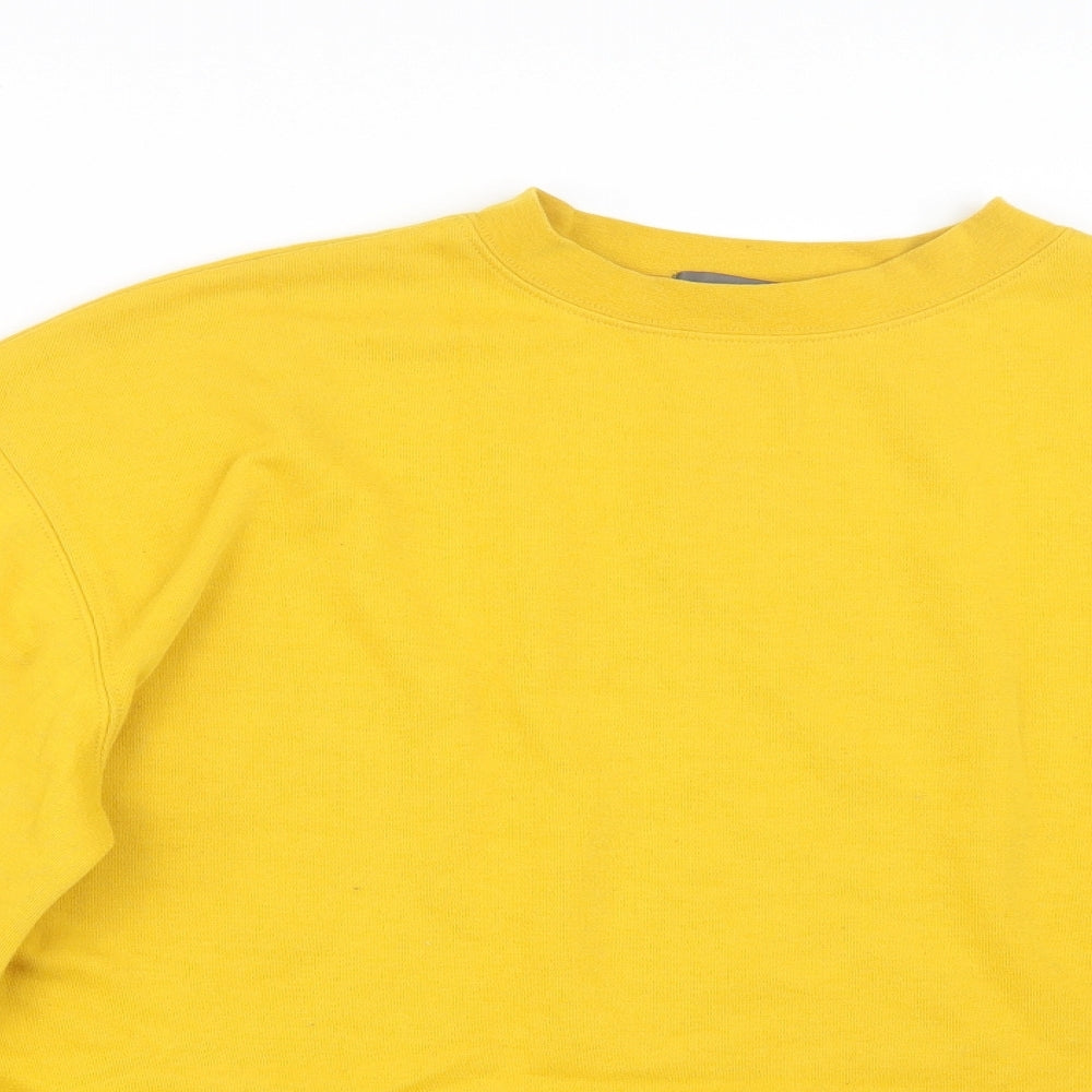 Primark Womens Yellow   Pullover Jumper Size 6