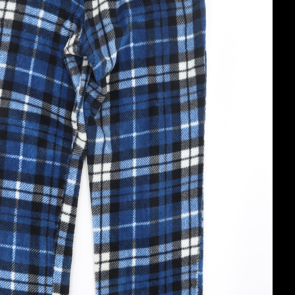 Matalan Mens Blue Check   Pyjama Pants Size S