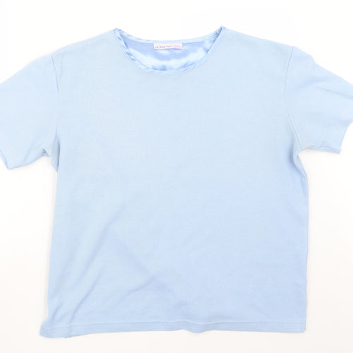 JDV Womens Blue  Knit Pullover Jumper Size 10