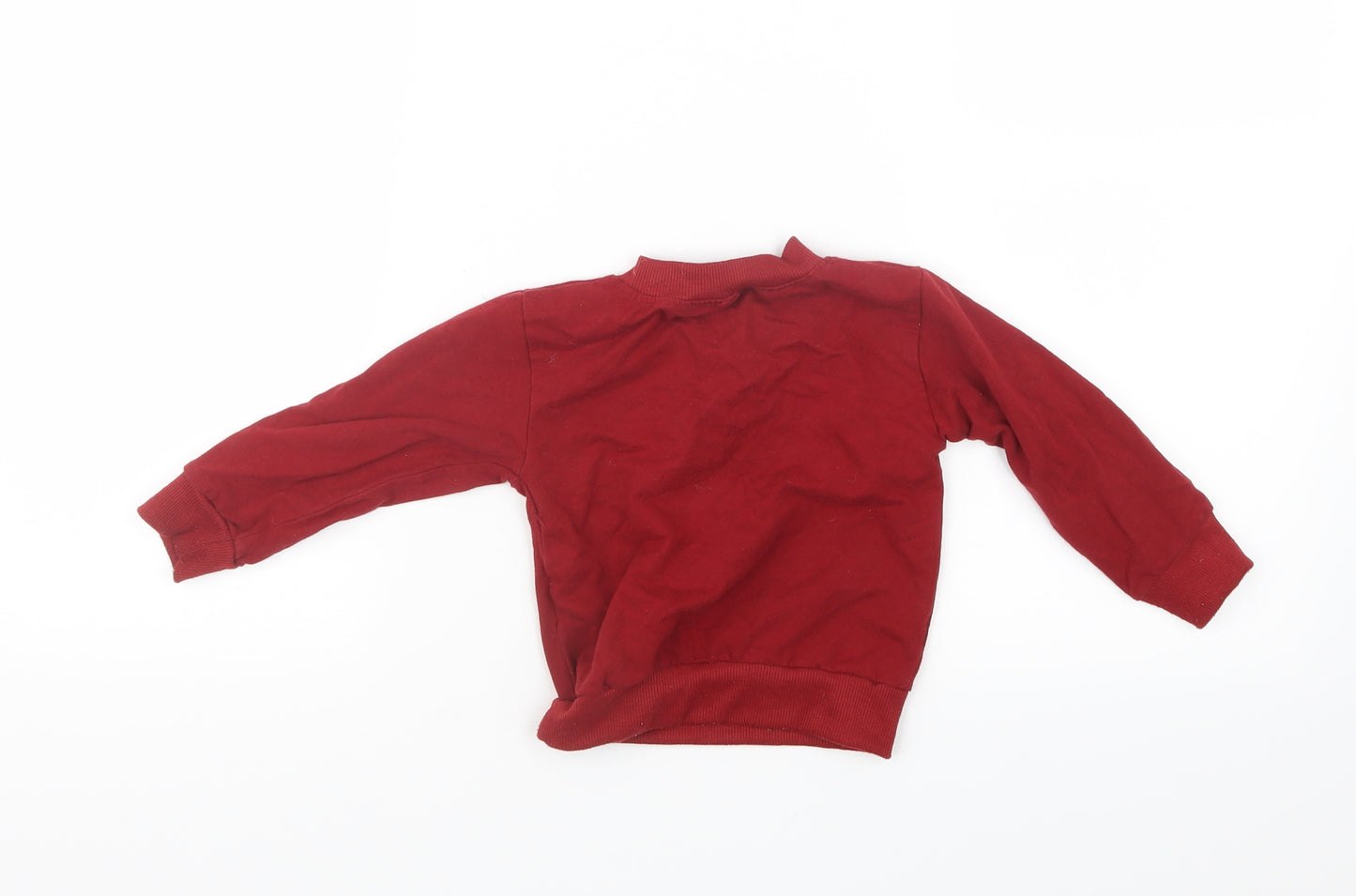 SheIn Boys Red   Pullover Jumper Size 18-24 Months