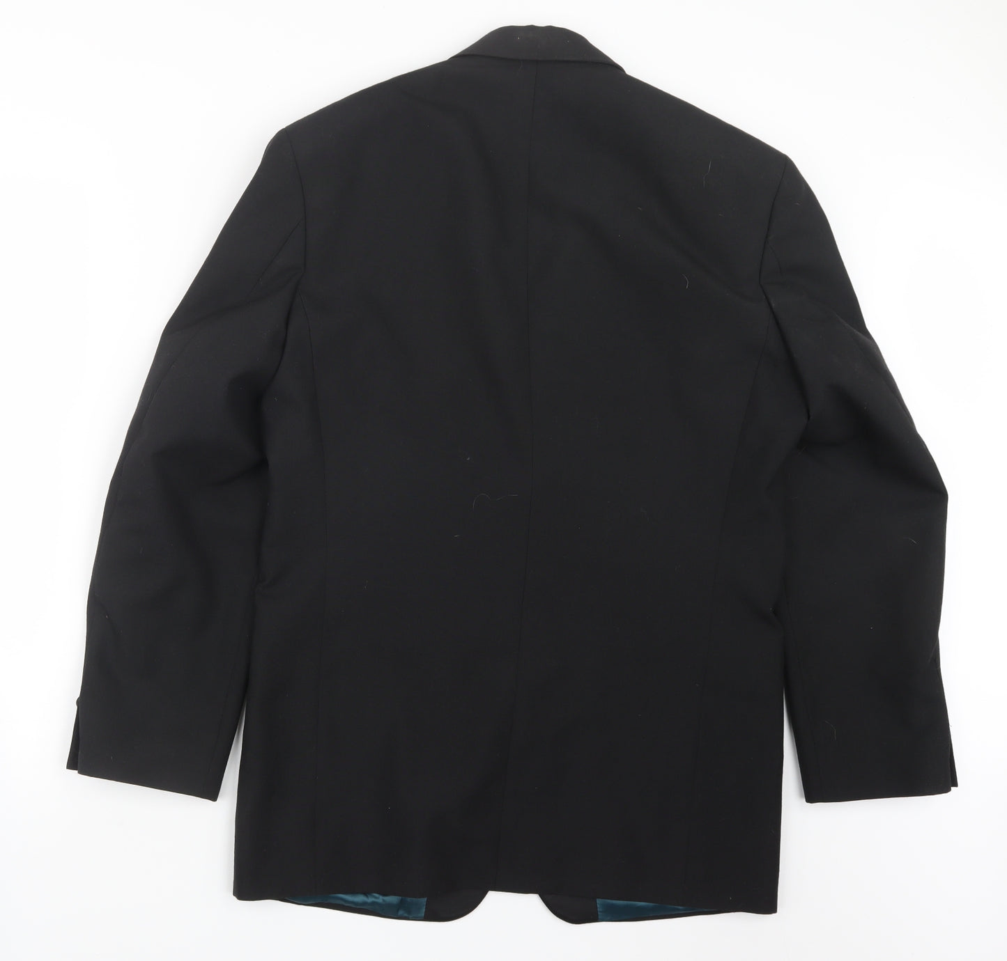 Preworn Mens Black   Jacket Suit Jacket Size 38