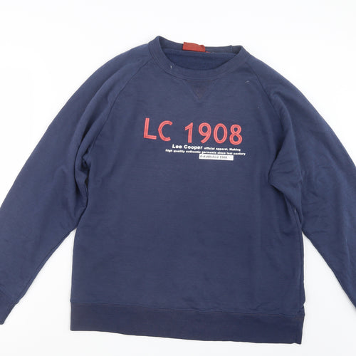 Lee Cooper Mens Blue   Pullover Jumper Size S