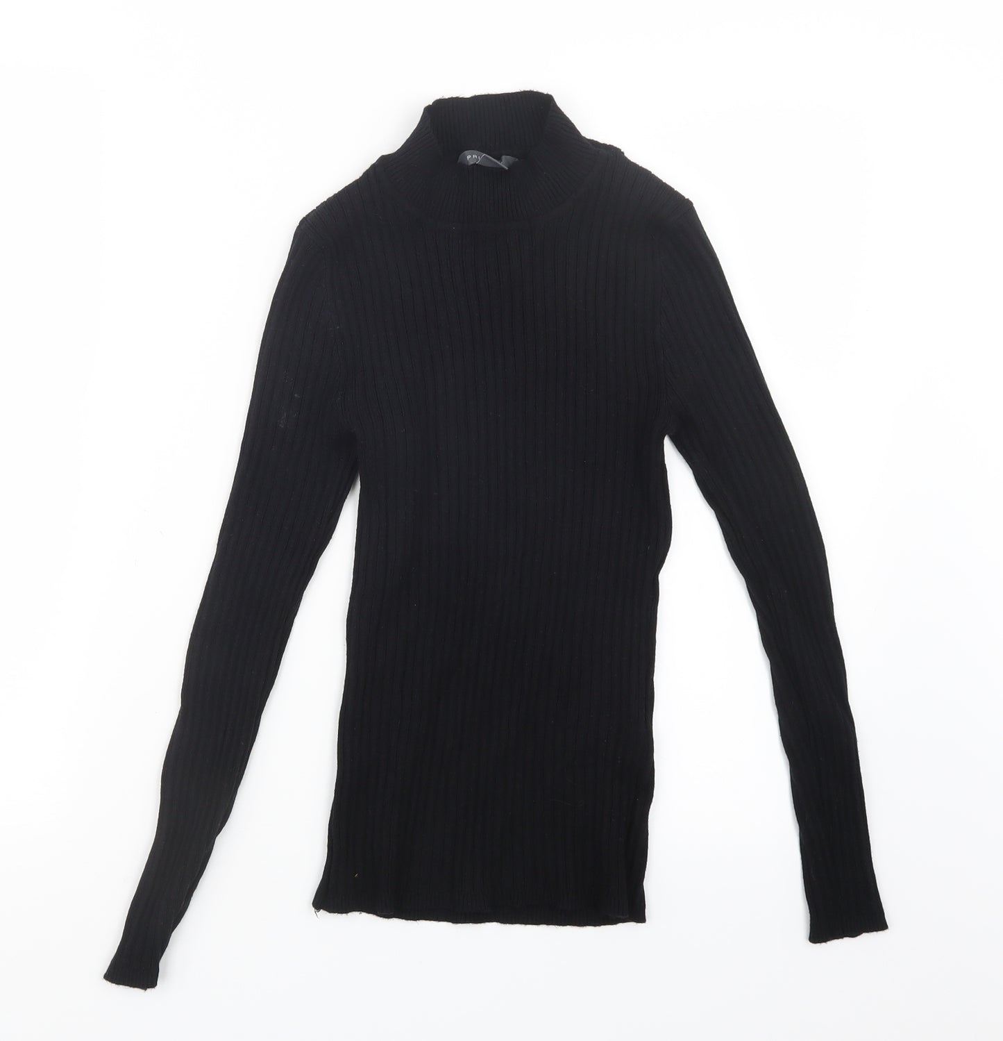 Primark Womens Black  Knit Pullover Jumper Size 10