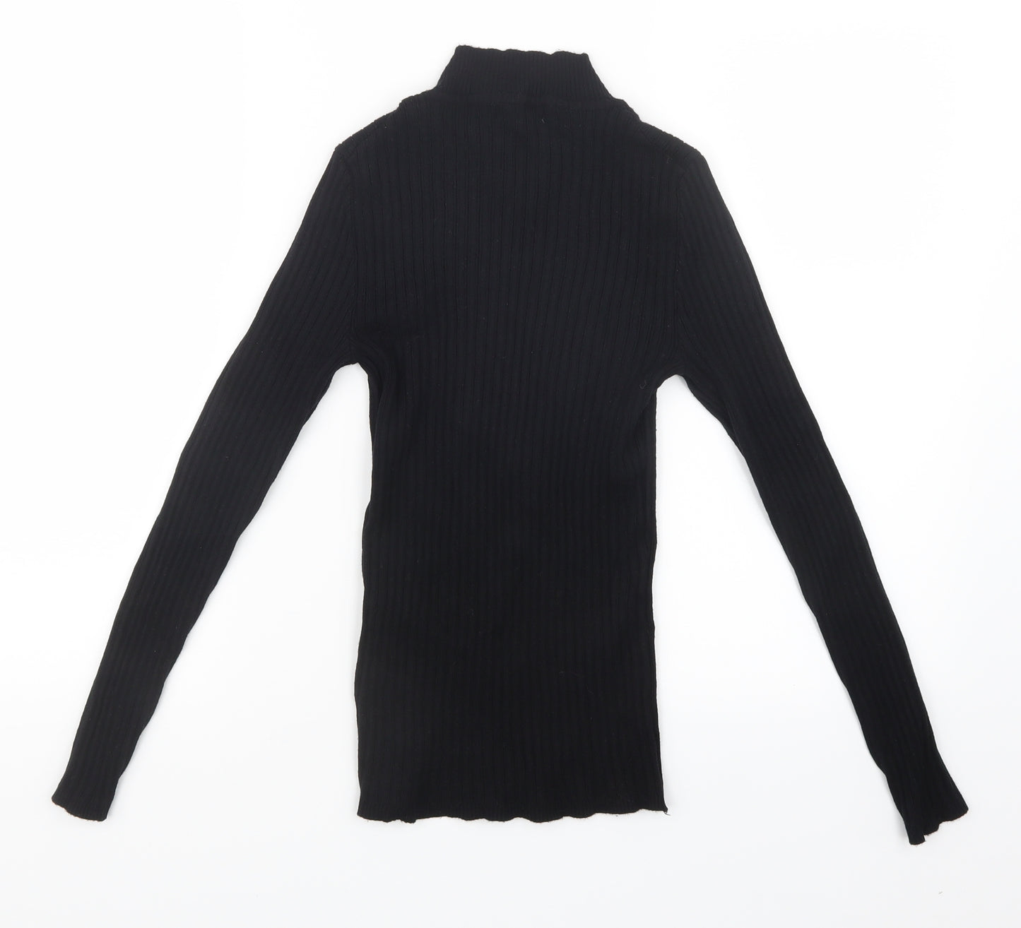 Primark Womens Black  Knit Pullover Jumper Size 10