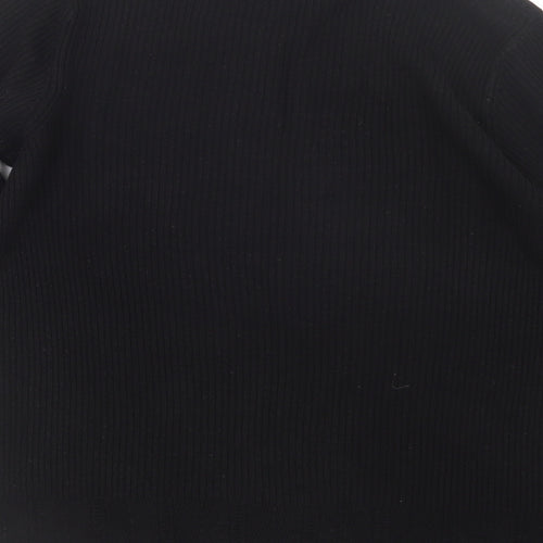TU Womens Black  Knit Pullover Jumper Size 10